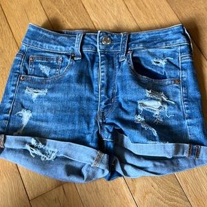 American eagle jean shorts